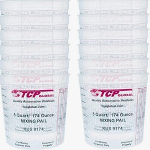 TCP Global 5 quart paint and epoxy resin mixing cups
